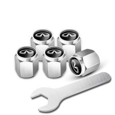 밸브캡 액세서리 장식 캡 금속 에어캡 마개 밸브 커버, 인피니티, 1개