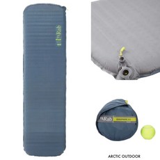 Rab Exosphere 3.5 隔熱保暖充氣睡墊 獵戶藍 #QMA02, Regular, Regular