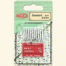 퀼트스타 NCC 가정용 미싱바늘(본봉용)_11호, 1개