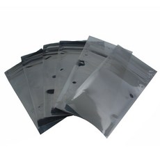 防靜電袋 加厚密封袋 夾鏈袋 電子產品元件包裝袋 優質CPP電子靜電劑PET三層複合材料, 1個, 26x35cm ( 1包10個)