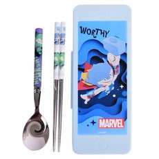 lilfant 漫威 304不鏽鋼兒童學習筷餐具組 方盒款 鋼鐵人 蜘蛛人 美國隊長主題, 1個, 方盒組(特價), 鋼鐵人/蜘蛛人/美國隊長, 湯匙、筷子、保溫杯、餐盤、餐具袋