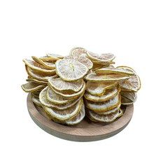 圓蔘漢方 台灣小農栽種 檸檬乾 切片 低溫乾燥 沖泡飲品 無調味, 1個, 乾燥黃金香水檸檬片 台灣產 75克 原味