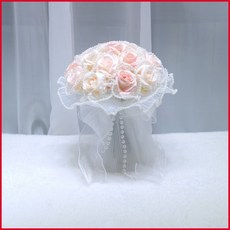 婚禮花束 手捧花 結婚道具 拍照攝影, 1個, 169愛慕 香檳粉, 香檳粉
