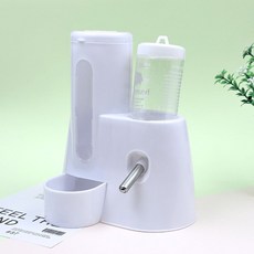 급수기 일체형 식기 물병세트 반려동물, 80ml