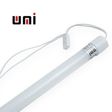 유니전자 LED형광등 LED간판등 엘광등 단면형 1200mm 20W 교체 수리, 1개, 1개, 백색