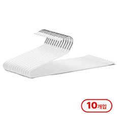 덴코 리빙 논슬립 바지걸이, 10개, 화이트