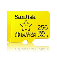 SanDisk 256G/512G Micro SDXC A1 UHS-I 記憶卡 任天堂Switch專用 TF卡 高速讀寫 擴充容量, 1個, 256G 無敵星