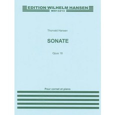 (영문도서) Sonata for Cornet and Piano Op. 18 Paperback, Wilhelm Hansen, English, 9788759850121