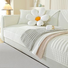 오라이프샵 모던 극세사 사계절 쇼파패드 미끄럼방지 논슬립 W03