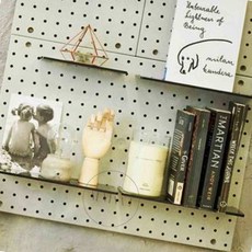 엠비아3 페그보드 선반 240x100 블랙 페그보드후크, 1개