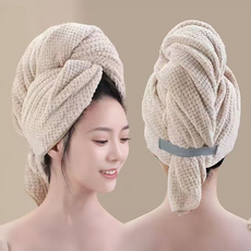 에이든 빨리 마르는 드라이 헤어타올 2p, 1세트, 베이지,그레이