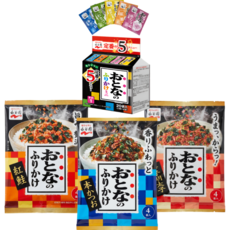 나가타니엔 오토나노 뿌려먹는 후리가케 매운명란맛 1개+연어맛 1개+가다랑어맛 1개+미니(5가지맛) 1개+사은품 추가증정, 1개