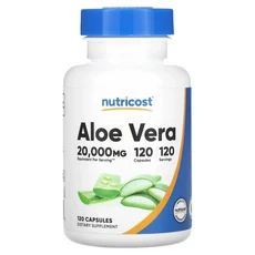 헁복하고 건강하세요 Nutricost 알로에베라 20000mg 캡슐 120정 늘 챙기셔야합니다, Nutricost알로에베라20000mg캡슐120정, 1개