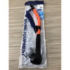 島嶼潛水 GULL CANAL/LEILA STABLE 半乾式呼吸管 現貨供應，舒適矽膠材質，有效防止進水，多色可選，浮潛水肺皆適用, 黑橘, 黑橘