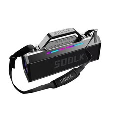 (商家推薦)SODLK聲萊客S520 150W無麥克風模組 功率大重低音音箱可外接大孔徑麥克風功能多, 黑色不附遙控器