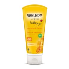 200mL [공식]WELEDA(베레다) 카렌드라 베이비 워시&샴푸 전신용 세정료 아기