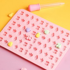 50개한정수량 실리콘몰드 과일 모양 다구 66구 미니과일 레진 석고방향제 젤리몰드, 과일66구(실리콘몰드0076)