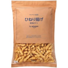 by Amazon 히네리 튀김 소금맛 대용량 간식 500g 지퍼 포함