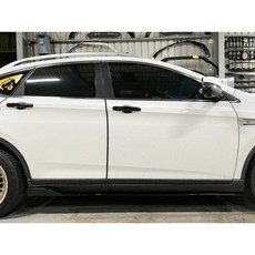 Luxgen U6 專用 汽車左右側裙 鋼琴烤漆黑 230cm 一體式可裁減 側擾流 側風刀
