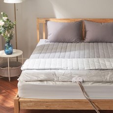 마이크로소프트 온수매트커버 전기장판 전기매트 온열매트커버(퀸Q), 베이지