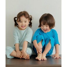 KIKISTORY 와이드골지(민트코발트) 라운지웨어