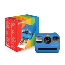 Polaroid Go Generation 2 미니 인스턴트 카메라 필름 번들 사진 16장 블랙 6280, 카메라 전용, 블루
