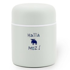 MOZ 스웨덴 316 스텐 미니 푸드자 보온 도시락 이유식 죽통 어린이 보온도시락, 1개, 300ml, 베이비민트