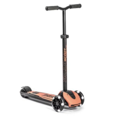 奧地利 SCOOT & RIDE Kick5 炫輪滑板車，五段高度調節，炫彩輪設計，兒童滑板車, 蜜桃, 1個