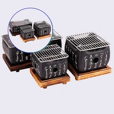 쌍문상회 불판 화로세트 일본식 숯불 미니화로 단품개인화로 고기 1인용 소형 40872EA, 일본화로 소형 단품