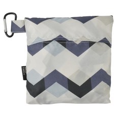 日本nifty colors 兩用防雨罩 背包書包腳踏車籃通用防水套 多款圖案, 1個, 米白色幾何圖案（現貨/7110）, 米白色幾何圖案