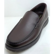 남성화 천연소가죽 2CM굽 광폭 세미캐주얼 슬립온R503 688817