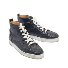 크리스찬 루부탱 중고 레더 하이탑 스니커즈