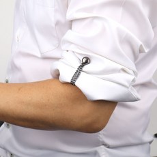 셔츠 소매고정 슬리브가터 자석 체인 블랙 2P 바지기장줄이기 소매고정자석 슬리브가터 바지밑단고정 wkw+520TI