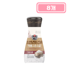 CJ 백설 오천년의신비 명품 구운소금, 180g, 8개