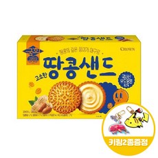 크라운 고소한 땅콩샌드, 279g, 6개