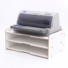 글로아픽 색지 도화지 정리함 색지 선반 트레이 분류 A4 A3, C. 아이보리 흰색 3 층