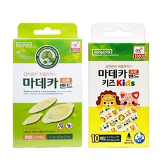동국제약 마데카습윤밴드 혼합형 6매입 + 마데카습윤밴드 키즈 10매입, 1세트