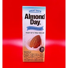 남양 아몬드데이 언스위트, 190ml, 144개