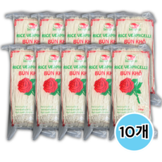 월드푸드 VIETNAM 장미표 분코 버미셀리 쌀국수 BUN KHO, 300g, 10개