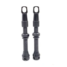 도로 자전거 튜브리스 40MM 합금 스템 STA 알루미늄 튜브 없음 MTB용 밸브, bla x2