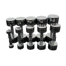 1-10KG電鍍啞鈴套組，每公斤2支，多種重量選擇，家用健身器材，增強肌肉力量，雕塑身形, 1個