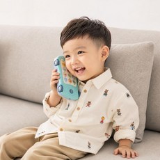 살림덕후 자동차 전화기 멜로디 장난감 조카선물 휴대폰 장난감 어린이 장난감 자동차 불빛 장난감, 1개, 남여공용