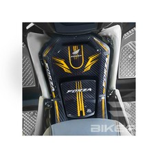 혼다 포르자300 350 튜닝 스티커 주유구 탱크 카울 데칼, 1개, 노랑