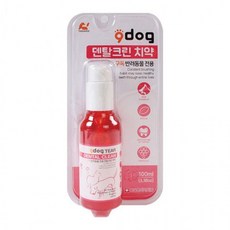 덴탈 강아지 클린 치약 딸기 100ml 1P 치석관리 양치, 1개, 1ml