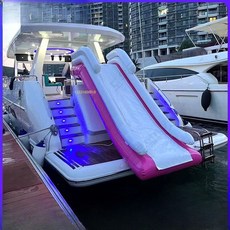 대형 에어바운스 트램폴린 집콕놀이 실내 마당 옥상 글램핑장 캠핑장 놀이시설 휴게실 체육 풍선 슬라이드 홈 놀이터 스포츠 야외 완구 공기주입식 워터슬라이드 대형 실내외 놀이터 수영장, 1개, 작은 금자탑 미끄럼틀 2.5x2.5x2m