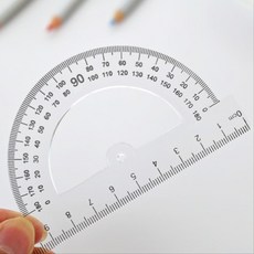 5개 태양고도 측정 홀 반원 각도기 눈금자 각도계 수업 초등과학, 1개