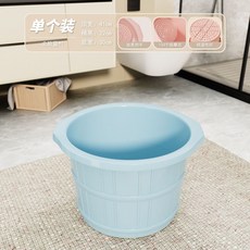 家用加深泡腳桶 塑膠材質輕便耐用, 1個, 藍色1個裝
