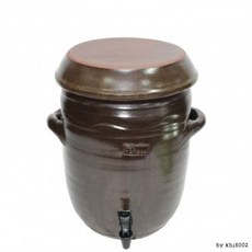 옹기 항아리디스펜서 물항아리 15리터, 1개