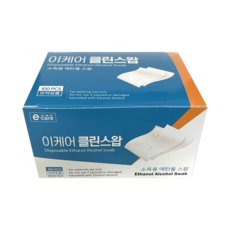 일회용 소독솜 에탄올스왑 이케어 클린스왑100매 12개