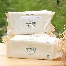 케렌시아 깨끗한 향균 행주 티슈 80매*10팩, 80개입, 10개